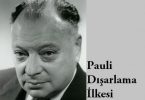 Wolfgang Pauli Kimdir? Kısaca Pauli'nin Dışarlama İlkesi